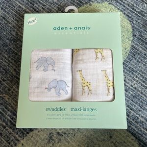 Adan + Anais 100% cotton muslin swaddles NEW